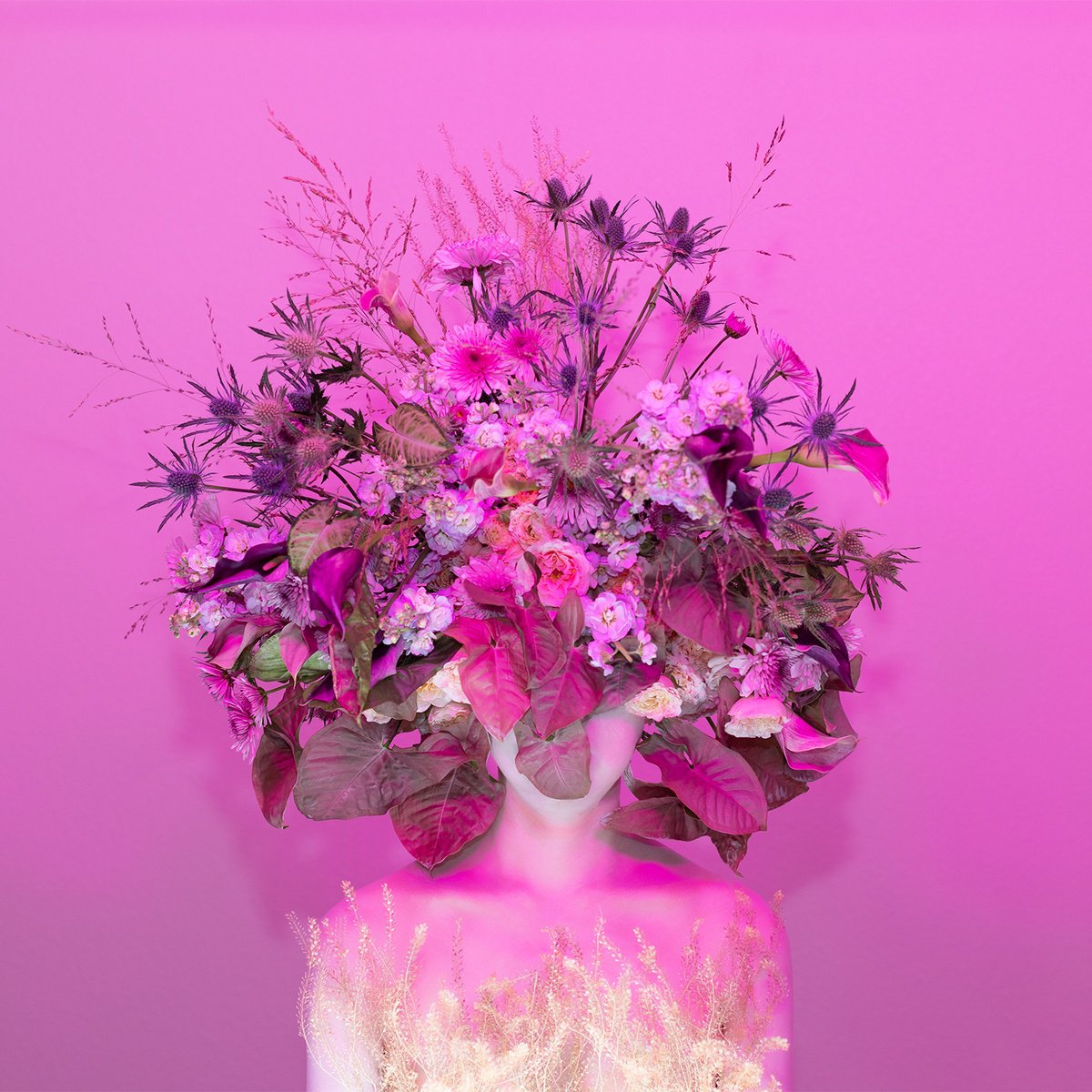 Surrealistic Portrait Photograph By Ziesook You, 20 X 20", Scent Of Austin 07052024P, Original Artwork