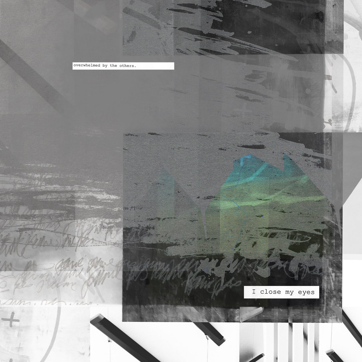 Abstract Limited Edition Print By The Most Active, 17 X 17", Struggling To Stay Awake 17 Part 2, Original Artwork