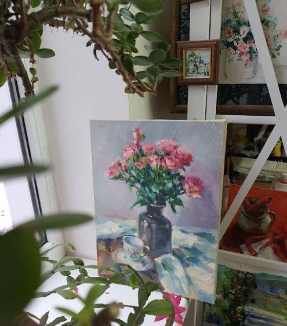 Pink roses