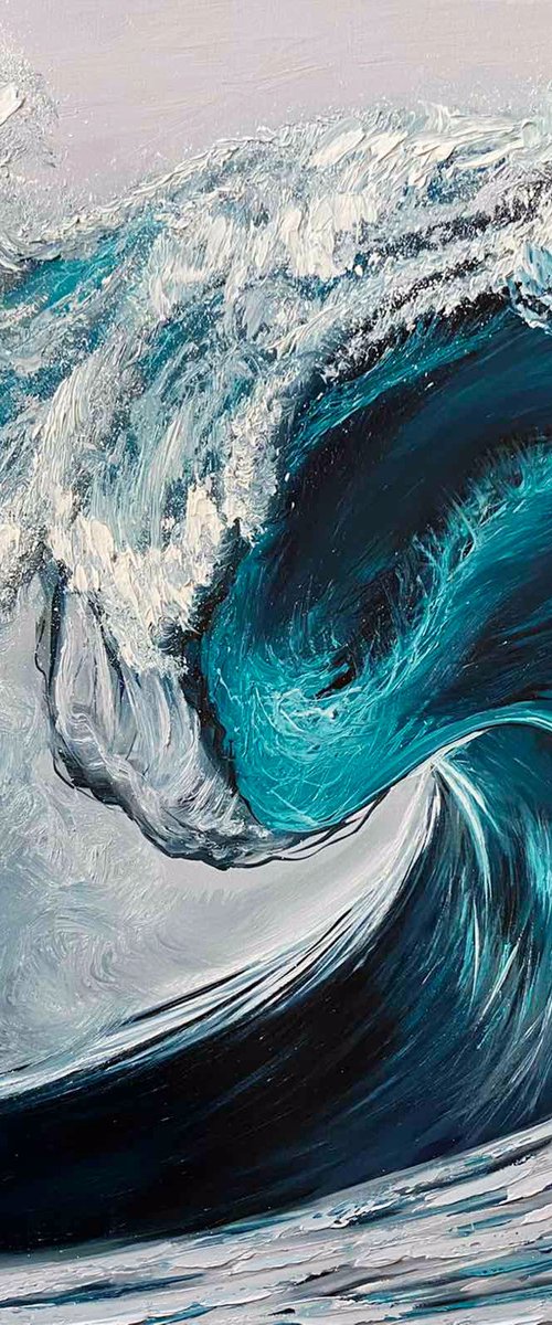 Oceanic wave by Elena Adele Dmitrenko
