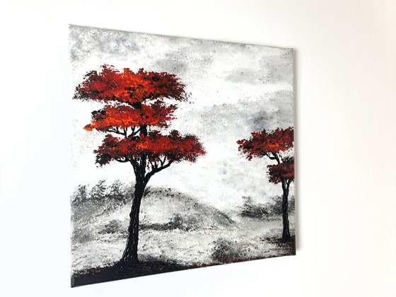 Gray landscape