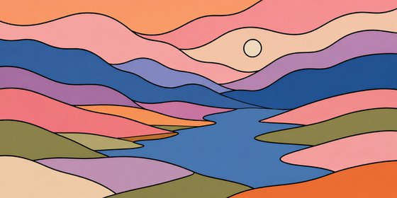 Flowing Landscape #28