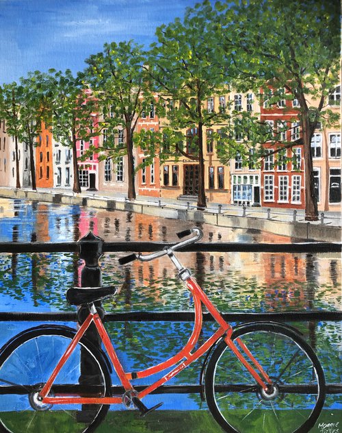 SUMMER IN AMSTERDAM by MAGGIE  JUKES