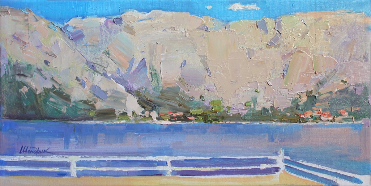 On The Balcony By Tetiana Shendryk, 16 X 8, Artwork For Sale On Artfinder