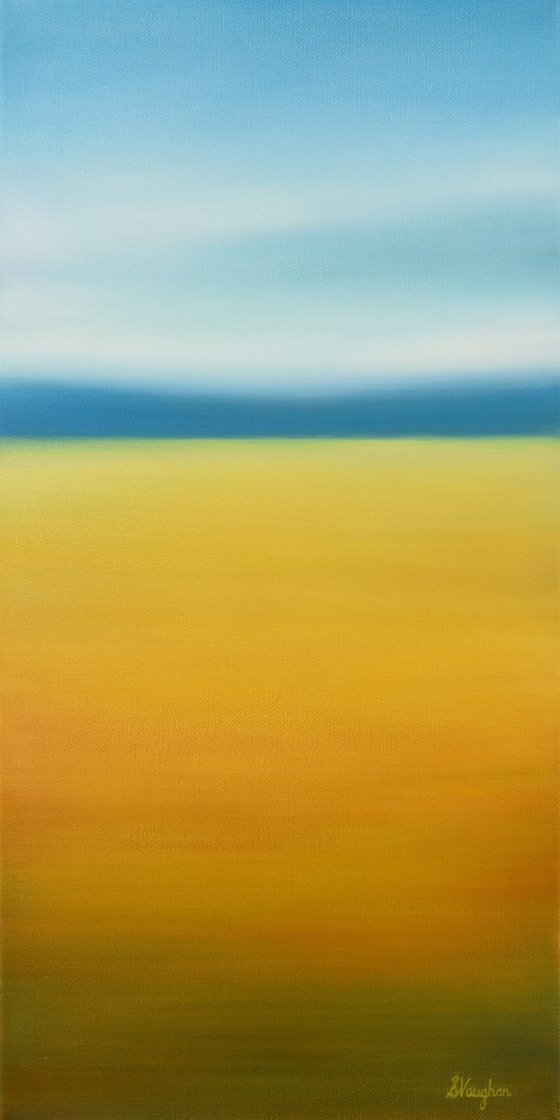 Gold Field - Abstract Landscape