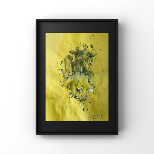 Yellow scratch 1 by Mattia Paoli