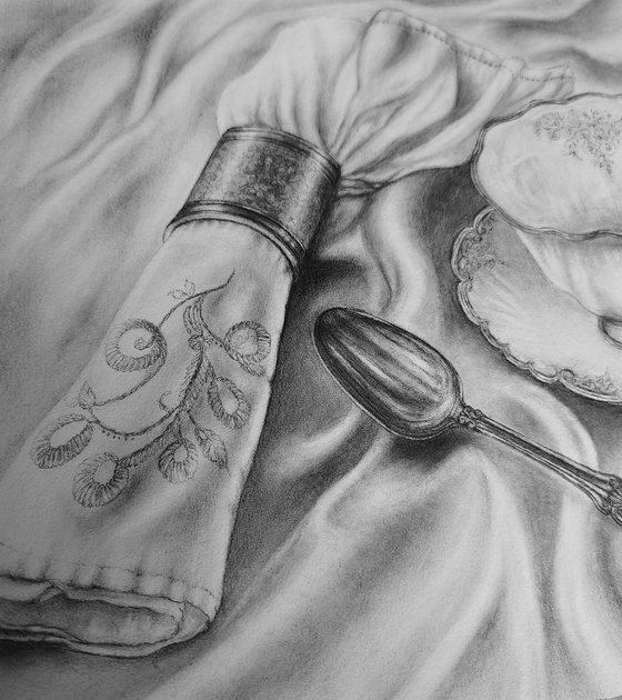 Elegant French Breakfast Still Life