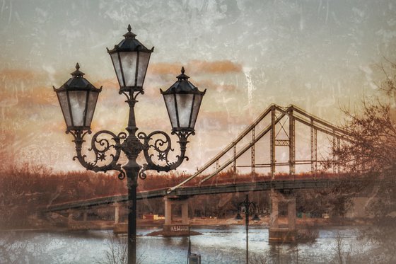 Kiev city lantern