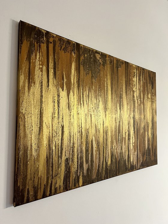 Golden Fire 60x90x2 cm