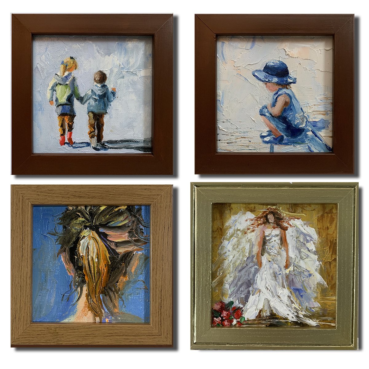 Children, Angel. By Vita Schagen, 5 X 5, Artwork For Sale On Artfinder