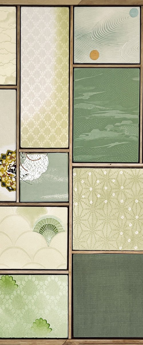 Kobachi ~Green Collection~ (Kimono Upcycled) by Lena Okamoto