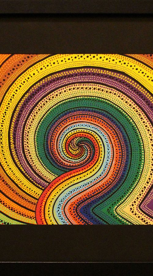 Psychedelic spiral by Jonathan Pradillon