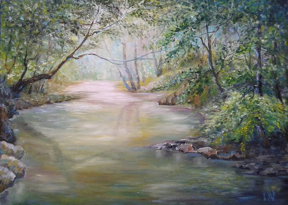 Enchanting river, 70x50cm