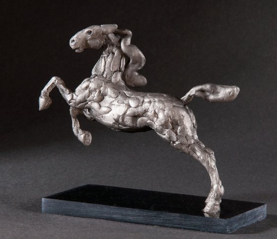 Running Horse - Steel Grey.