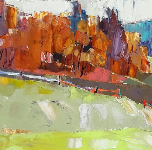 Autumn hills. by Lesya Ros