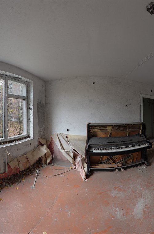 #21. Pripyat Piano Room 1 - XL size by Stanislav Vederskyi
