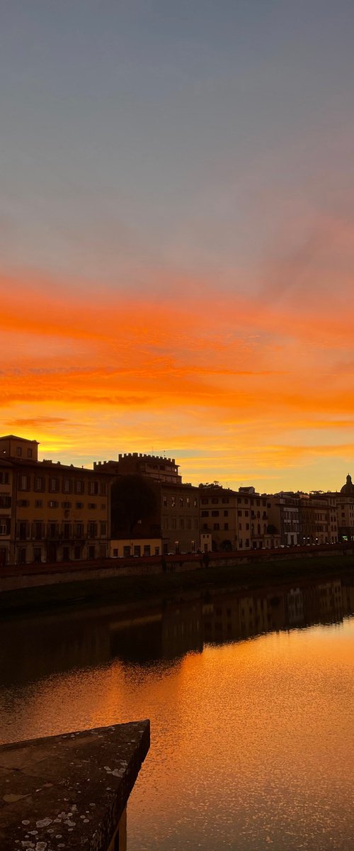 WL#123 Red sunset in Florence II by Mattia Paoli