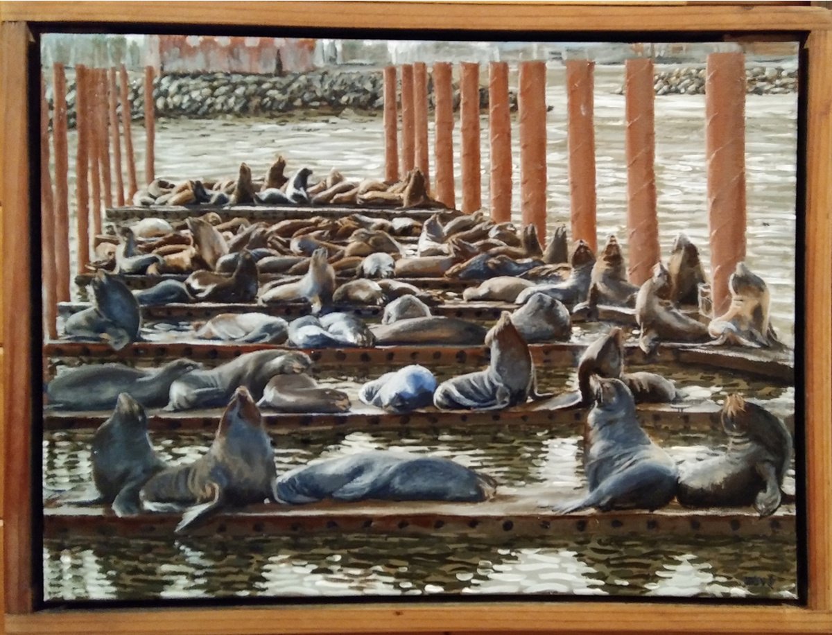 Expressive Oil Painting , Astorian Bask By Michael E. Voss, 20 X 16, Artwork For Sale On Artfinder