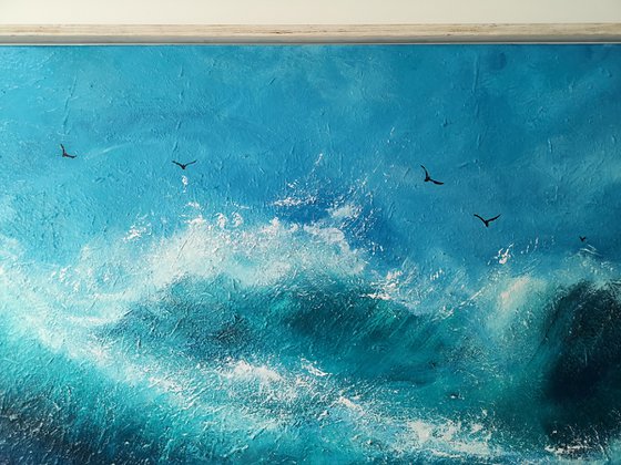 The Big Blue - framed seascape, stunning, panoramic