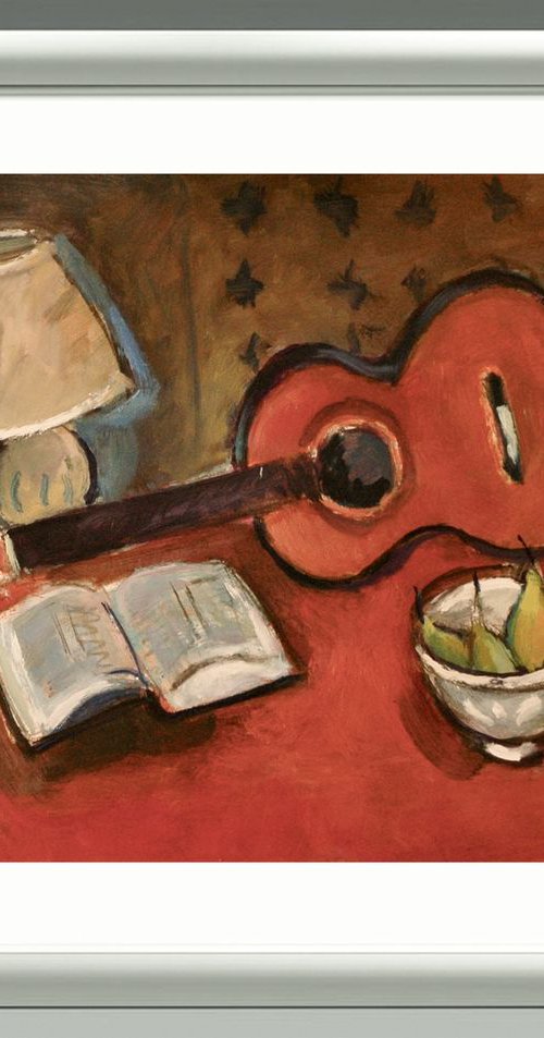 Still Life with Guitar by Andre Pallat