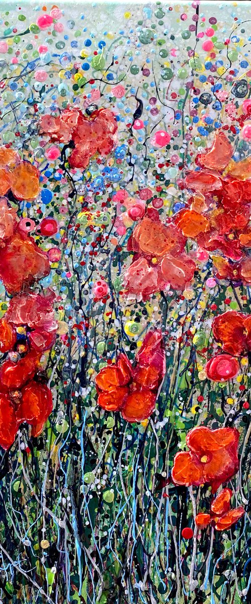 Meadow Bliss by Lena Owens at OLena Art