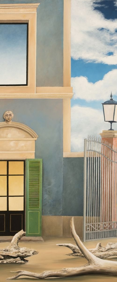 The passage cm.90xcm.120 by Cecco Mariniello
