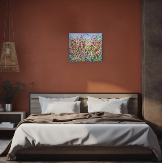 Pollocks Meadow Bloom Original Art