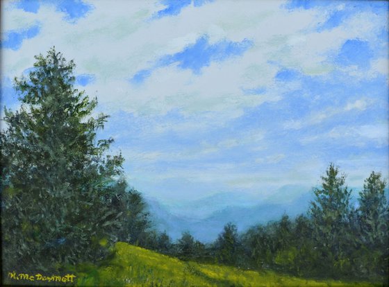 Blue Ridge Blues # 2 - oil 9X12 (SOLD)