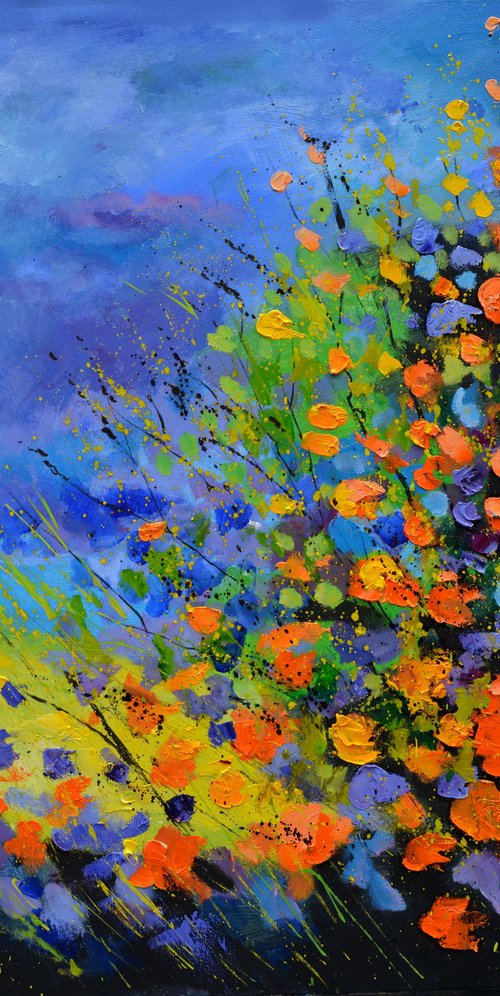 Full summer flowers by Pol Henry Ledent