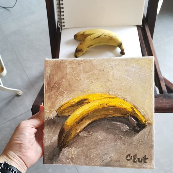 Still life with bananas