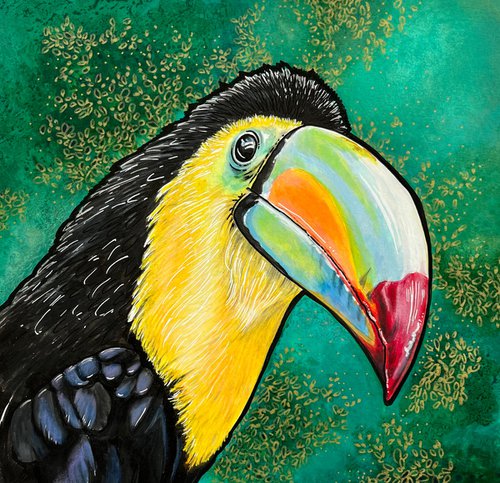 Toucan by Karen Elaine  Evans