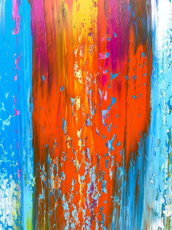Lifetime Moments - LARGE, MODERN, ABSTRACT ART – EXPRESSIONS OF ENERGY AND LIGHT. READY TO HANG!
