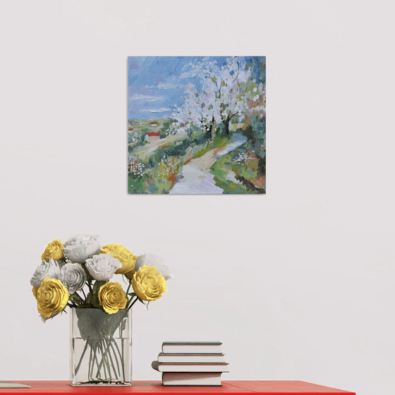 Spring House Landscape