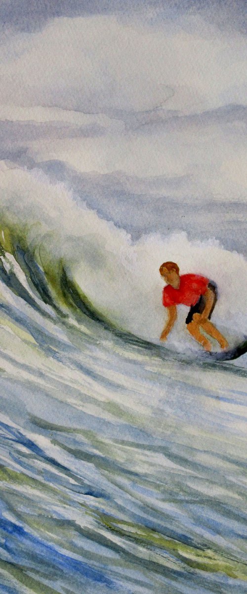 Hang On Surfer by Rosie Brown
