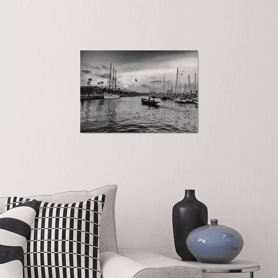 " Port Vell. Barcelona " Limited Edition 2 / 50