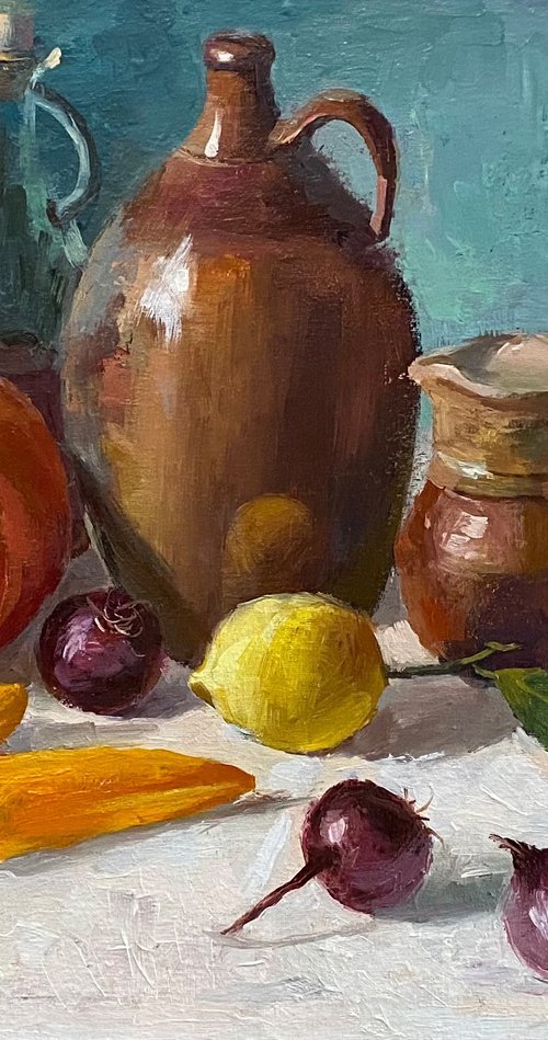 Kitchen Still Life #5 by Ling Strube