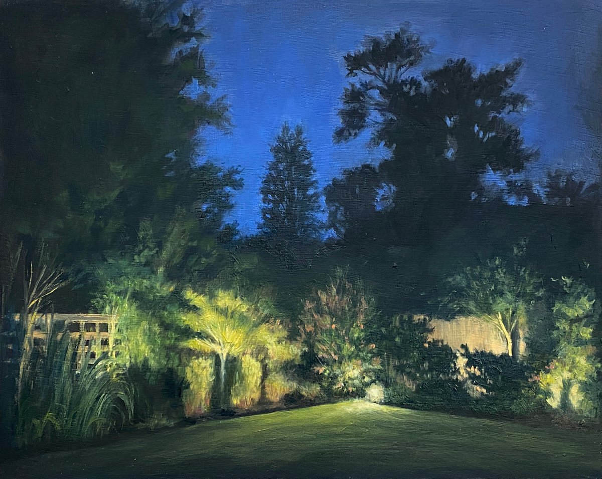 Night Garden by Diana Sandetskaya