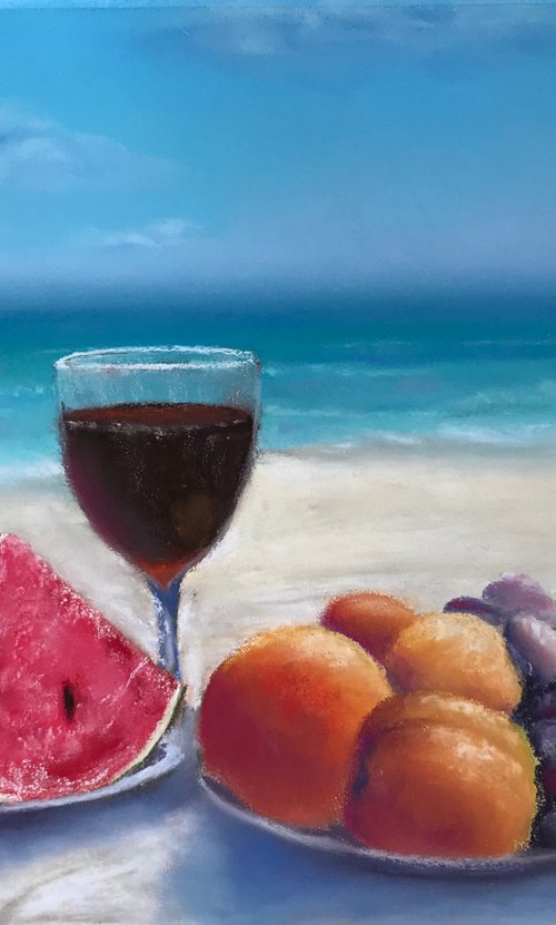 Breakfast on the Beach by Nataly Mikhailiuk