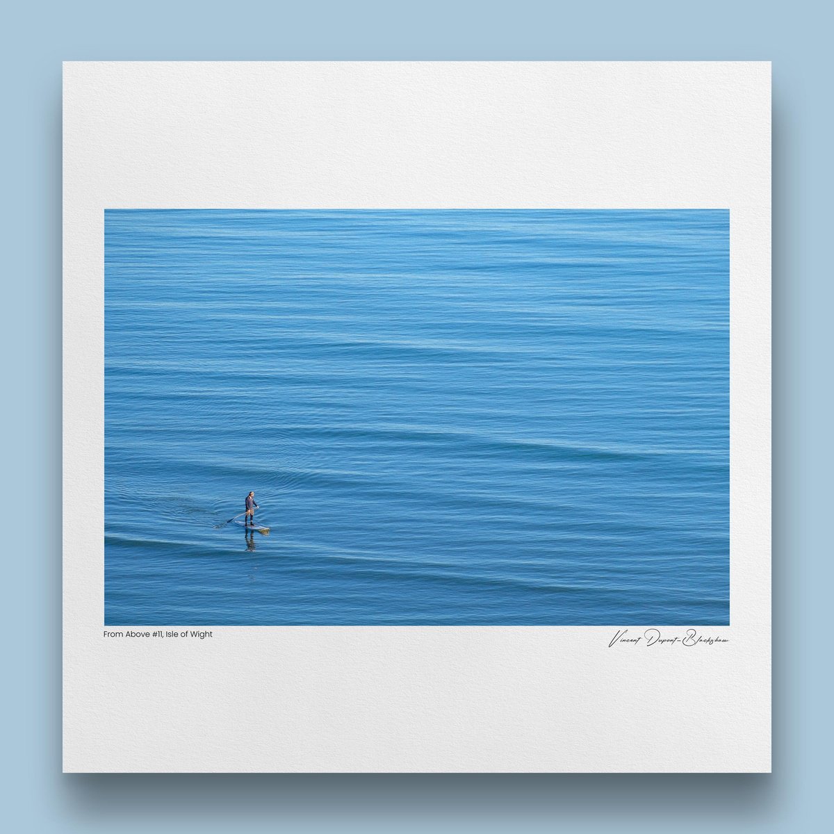 Landscape Photograph By Vincent Dupont-Blackshaw, 20 X 20", From Above #11, Original Artwork