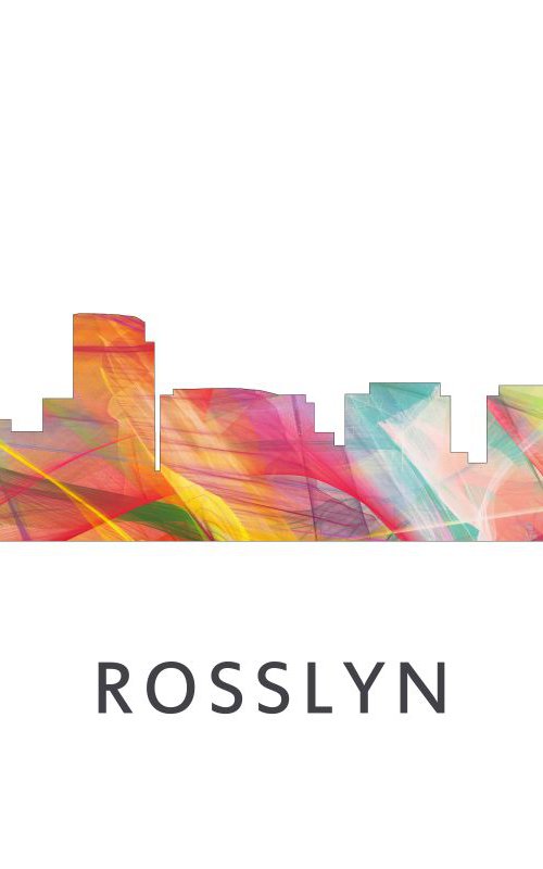 Rosslyn Virginia Skyline WB1 by Marlene Watson