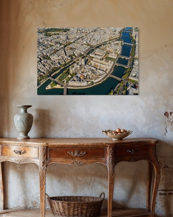 Île de la Cité, Paris, with the Norte-Dame