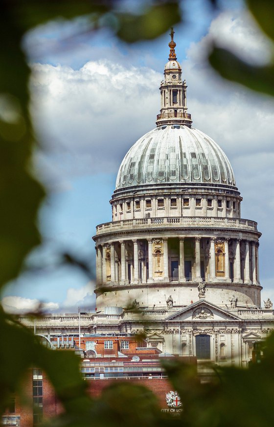 Natural framing : St Pauls Cathedral  2/20 9X12