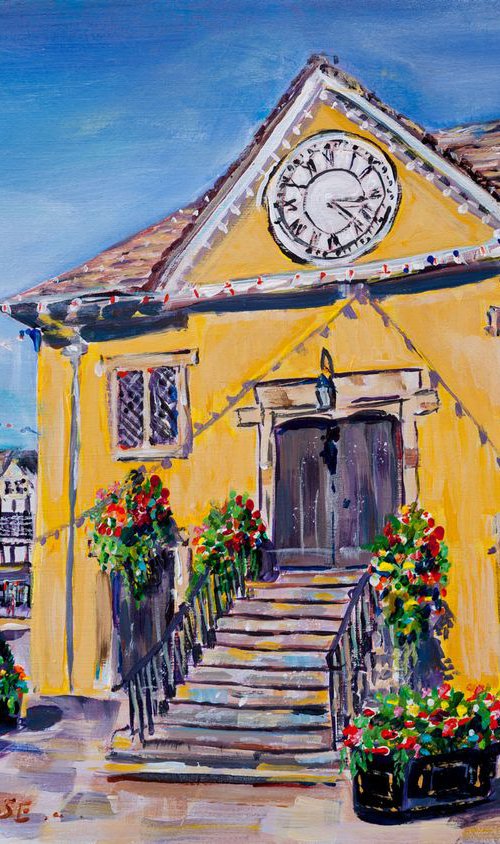 SUMMER AFTERNOON, TETBURY MARKET HALL by Diana Aungier-Rose