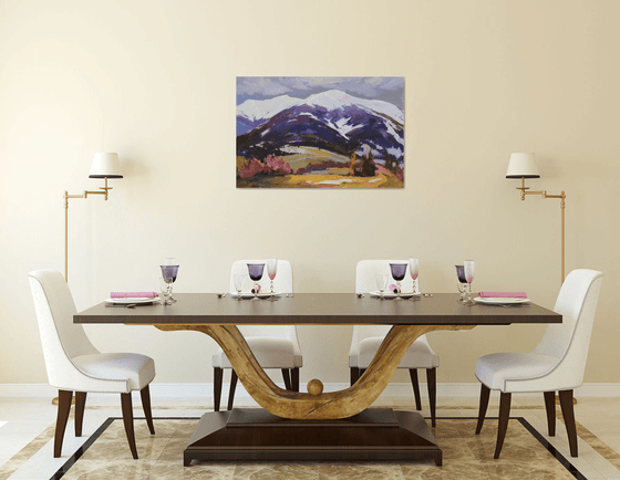 Breath of spring in the mountains