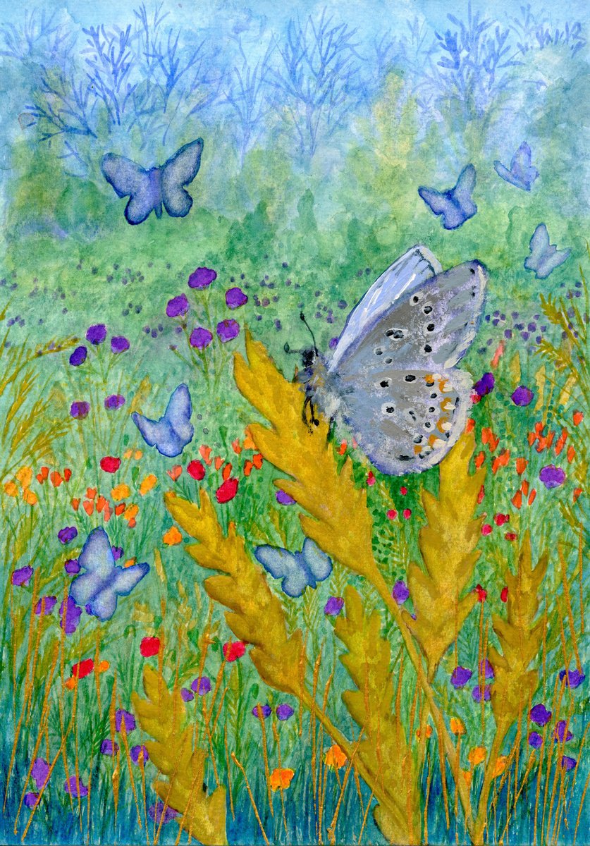 Blue Butterfly by Lisa Mann