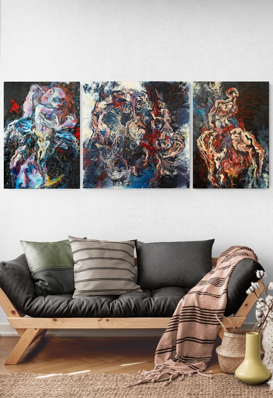 The Dark Feelings Triptych