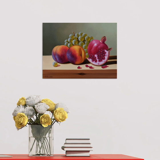 Still life with autumn fruits