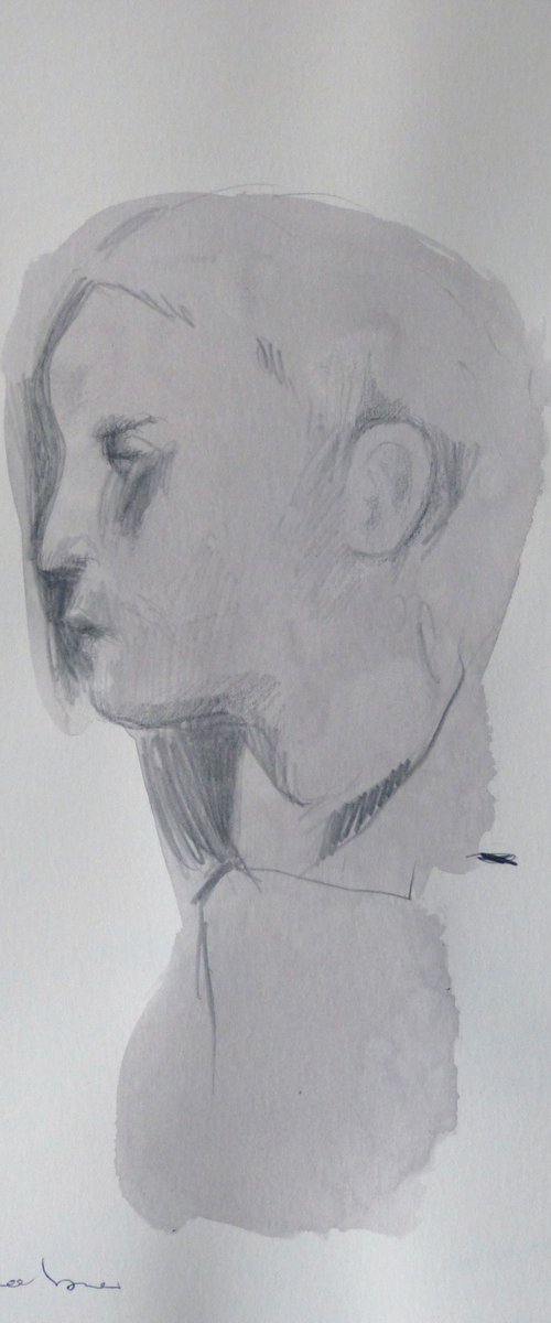 Portrait 20-18, 21x29 cm by Frederic Belaubre