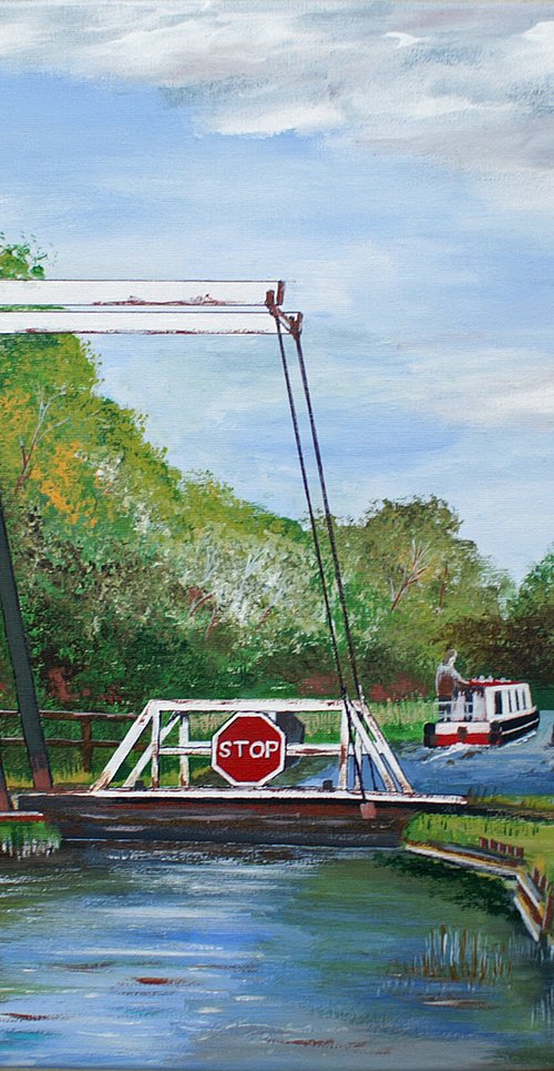 Llangollen Canal - Lift Bridge by Chris Pearson