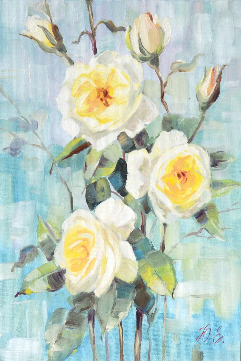 Yellow roses by Yulia Evsyukova